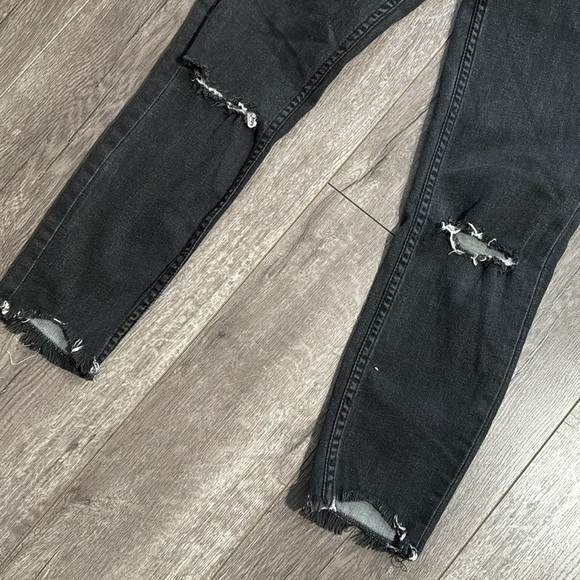 Free People Womens Destroyed Skinny Fit Jeans, Style # OB464920 size 27 - Picture 5 of 6
